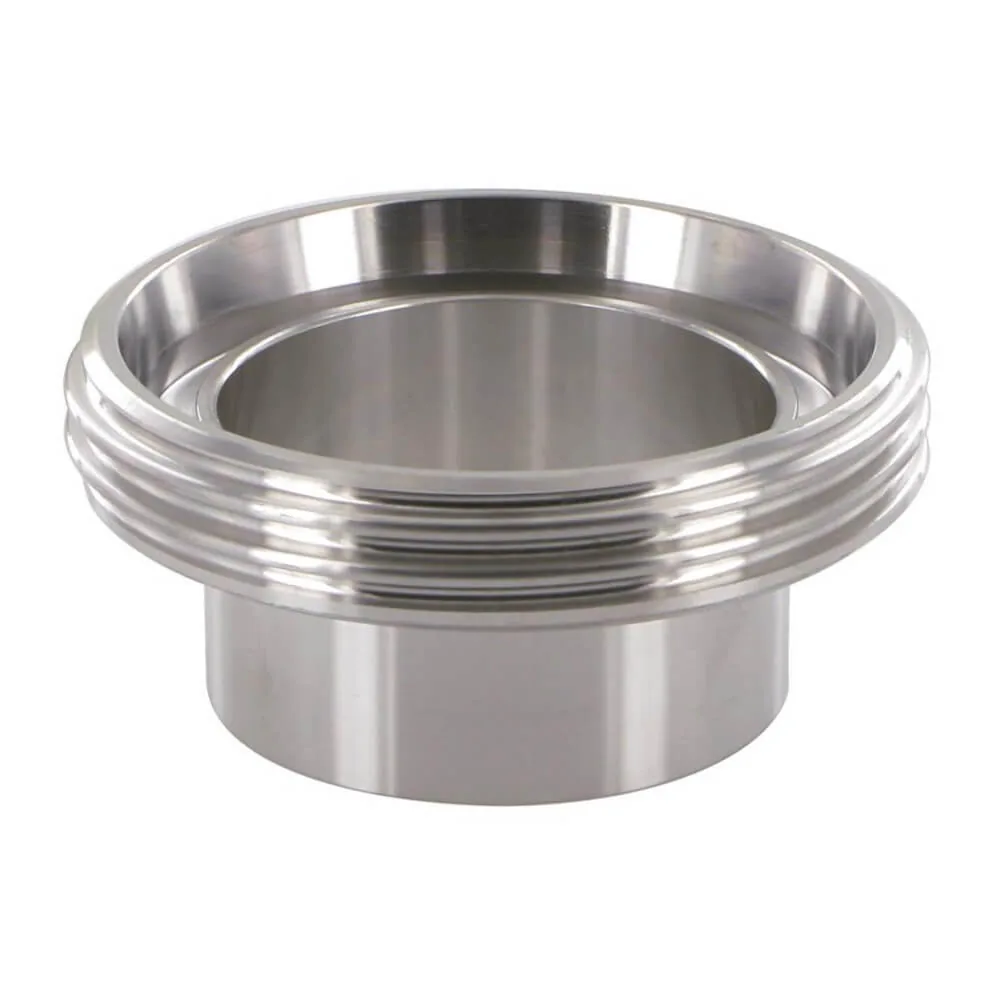 Milchrohrverschraubung mit Außengewinde und Anschweißende