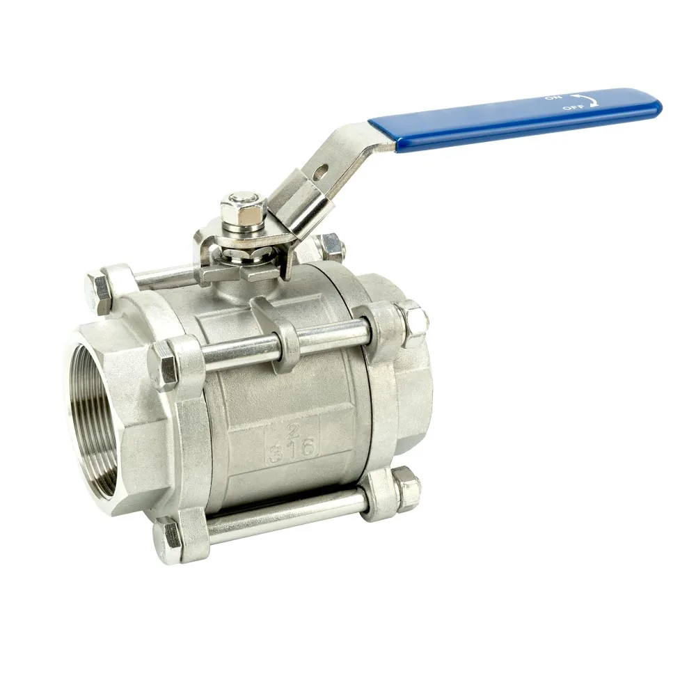 Kugelhahn mit Innengewinde Typ 352 G 3-teilig PN 63, Edelstahl