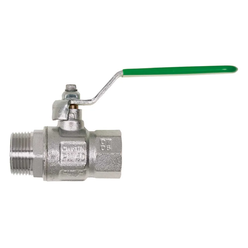 Kugelhahn für Trinkwasser DIN DVGW mit Innen- und Außengewinde, Messing