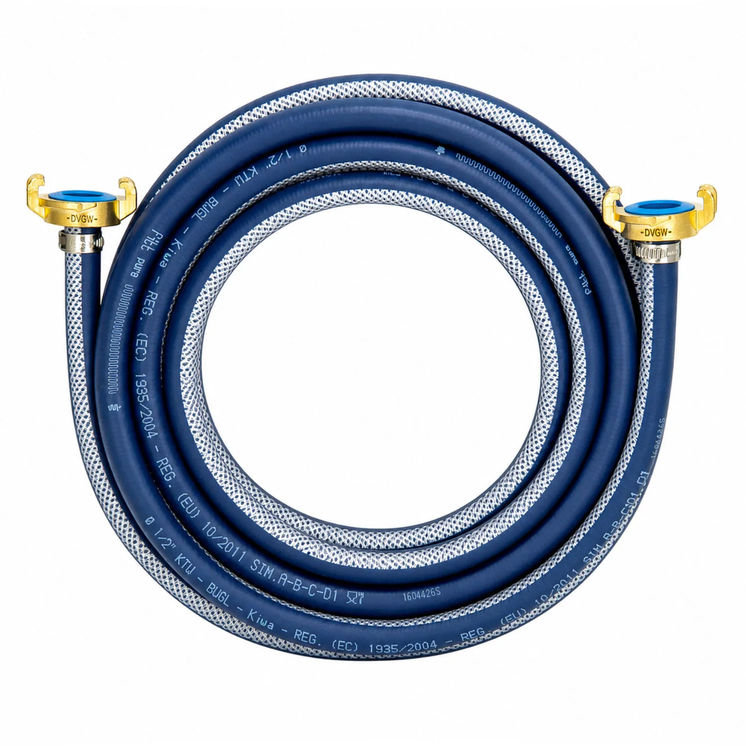Trinkwasserschlauch FITT PURE mit GEKA plus Trinkwasser Kupplungen | 13 mm, 1/2 Zoll, 25 Meter