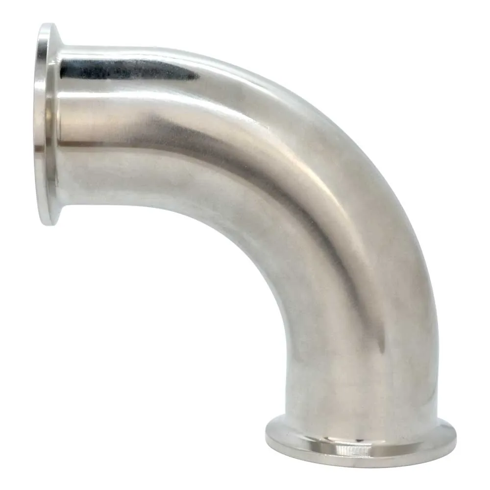 Clampbogen 90° beidseitig mit Clamp Kupplung