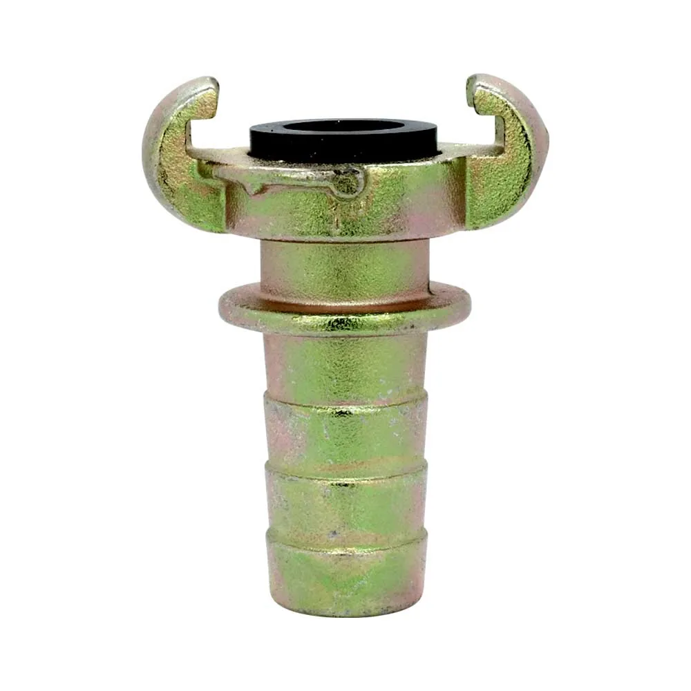 Pressluftkupplung mit Sicherungsbund und Schlauchtülle DIN 3489