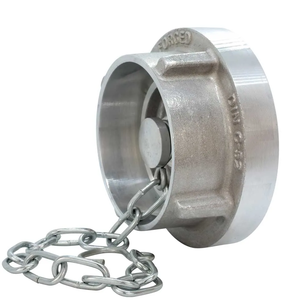Storz Blindkupplung mit Kette, Aluminium geschmiedet