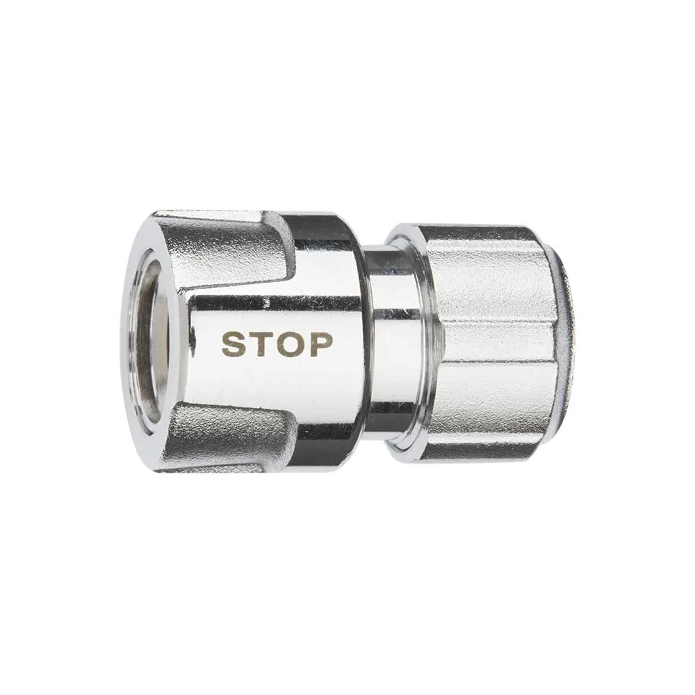 GEKA plus Stecksystem Schlauchstück mit Wasserstopp