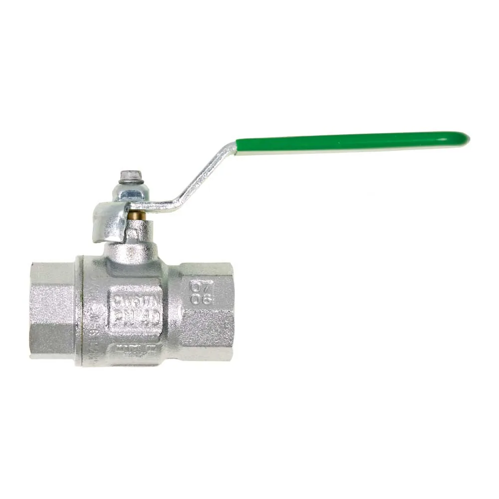 Kugelhahn für Trinkwasser DIN DVGW mit Innengewinde, Messing