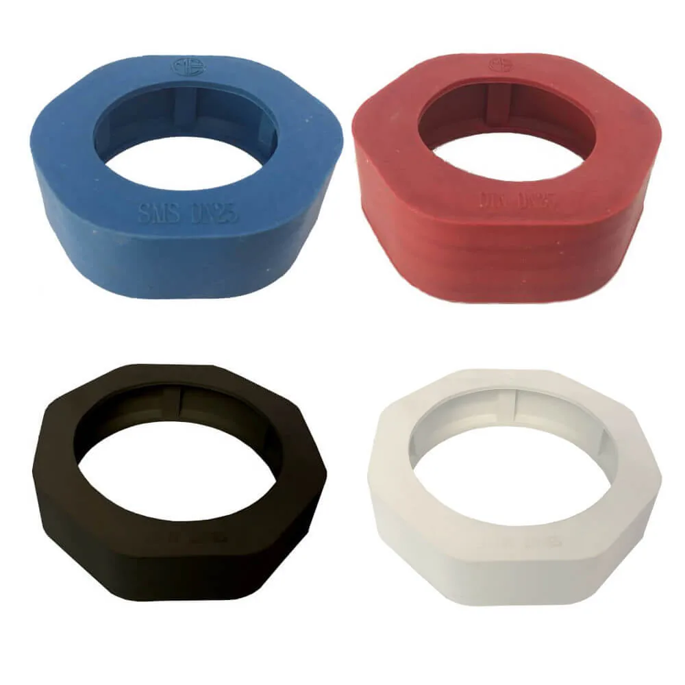 Milchrohrverschraubung Prallschutz für Überwurfmutter, EPDM