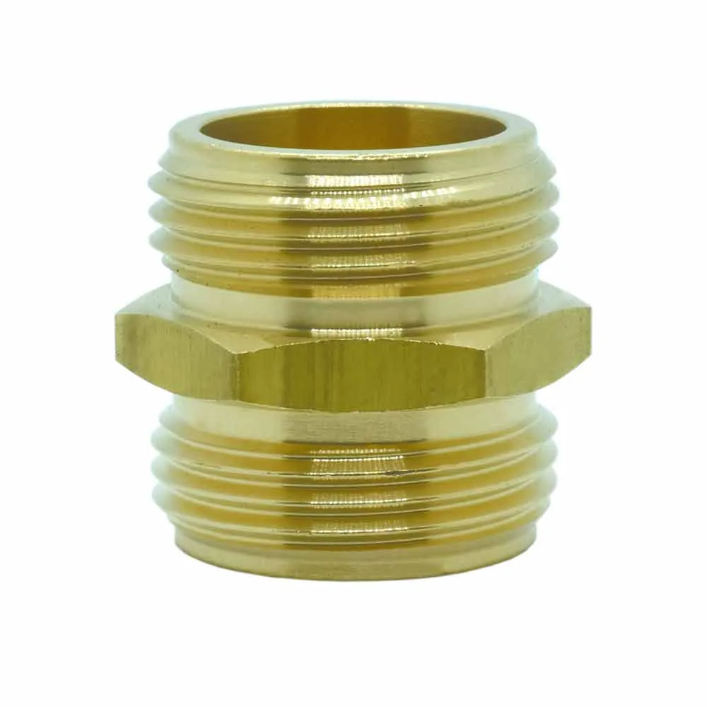 Doppelnippel, Messing