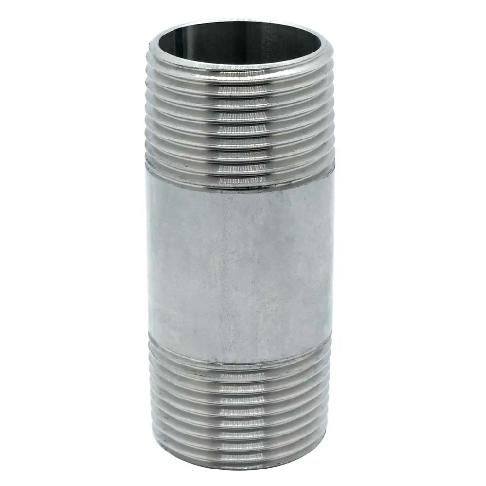 Rohrdoppelnippel Nr. 530 mit Außengewinde, Edelstahl