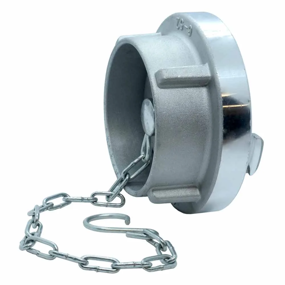 Storz Blindkupplung mit Kette, Aluminium gegossen