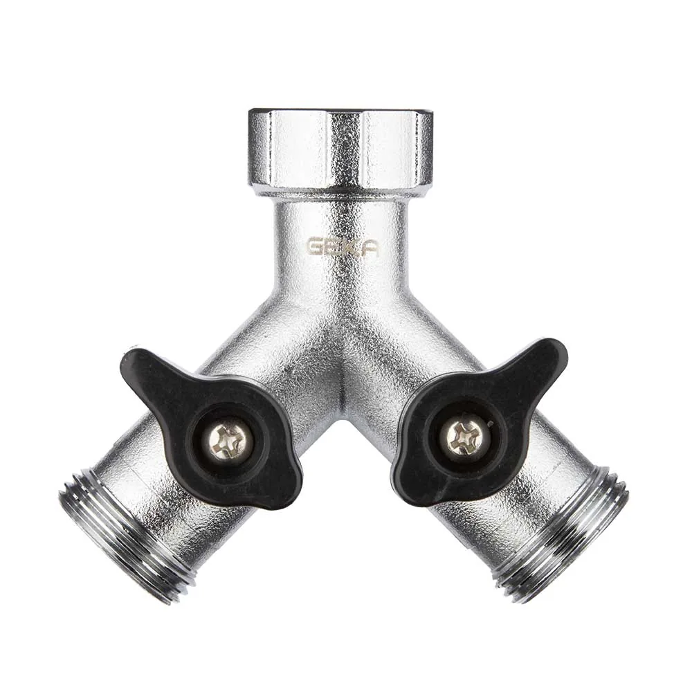 GEKA plus Stecksystem Zweiwegeventil mit Außengewinden