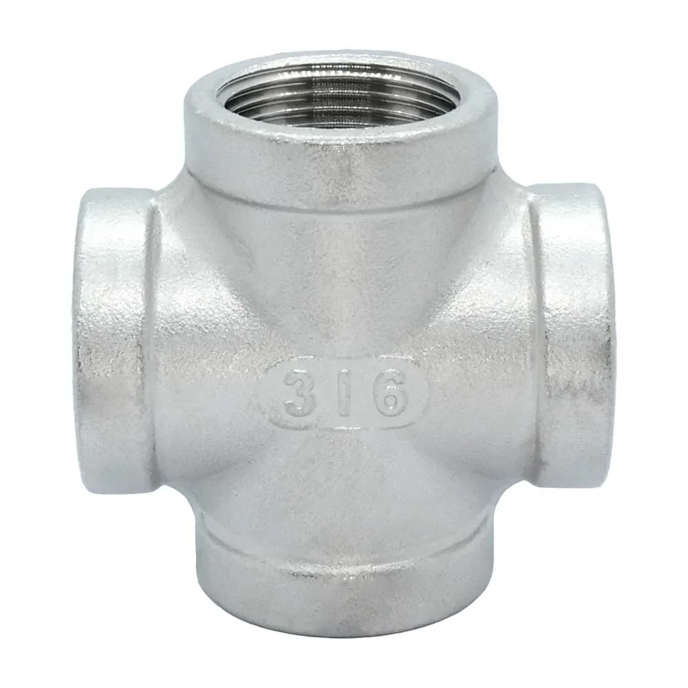 Kreuzstück Nr. 180 mit Innengewinde, Edelstahl