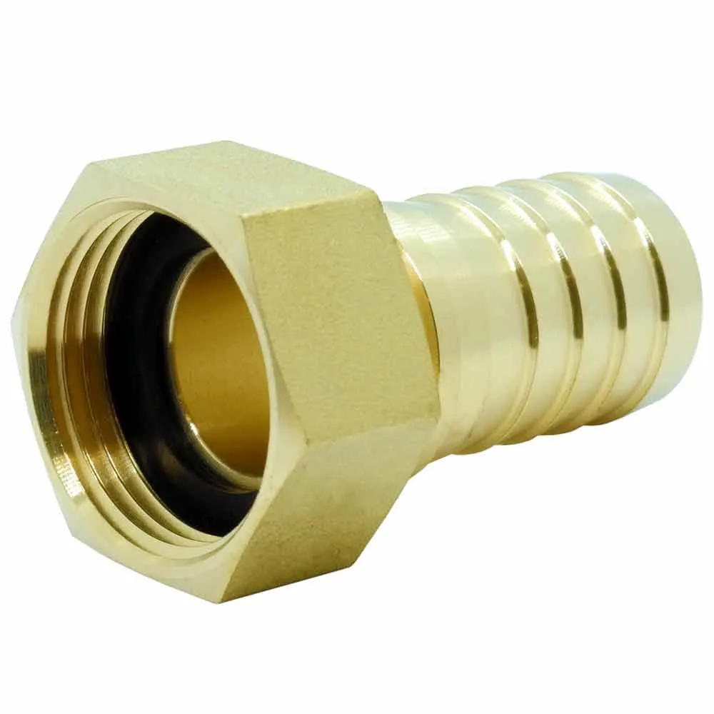 Schalenverschraubung - Schlauchtülle mit Innengewinde, Messing