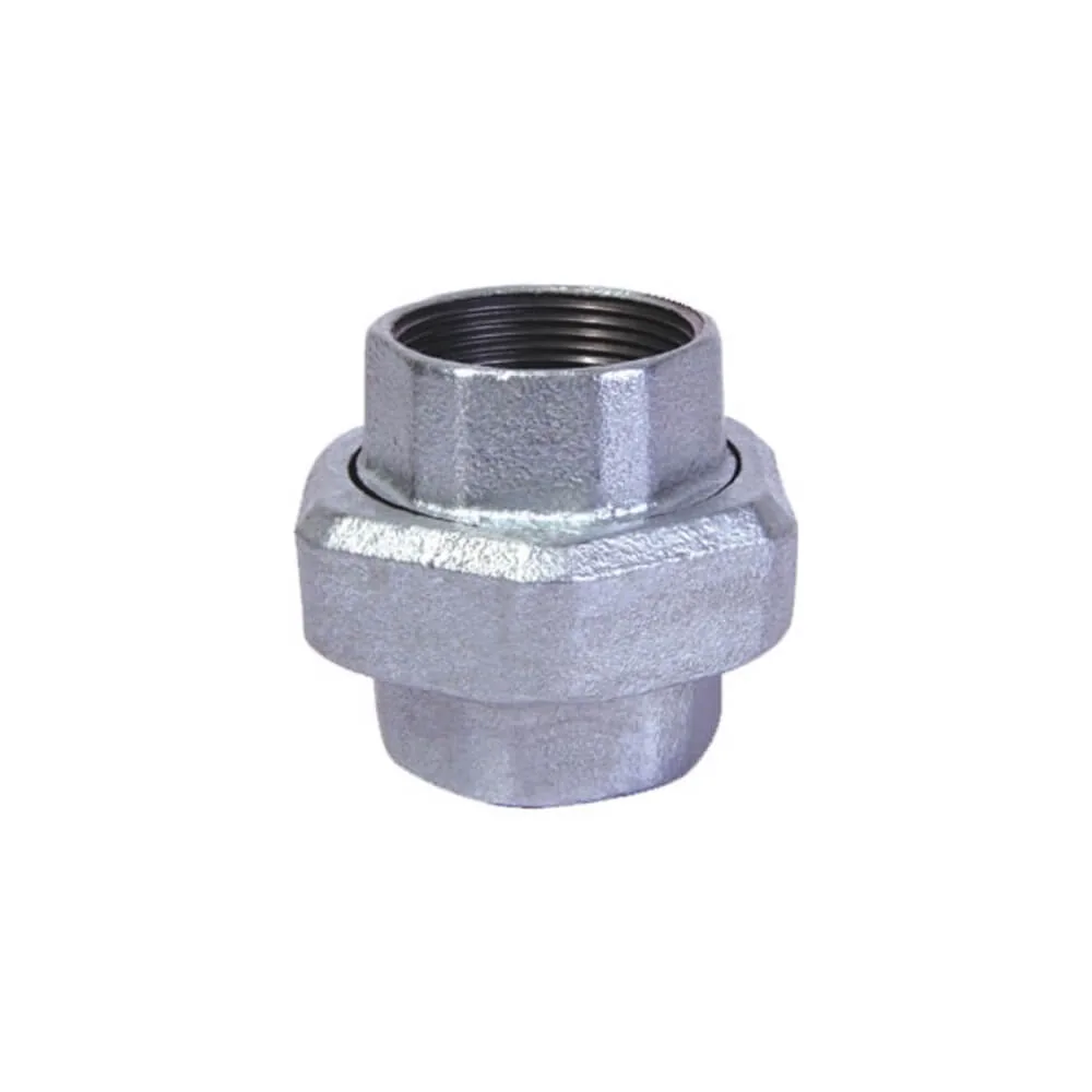 Verschraubung Nr. 340 U11 mit Innengewinde konisch, Temperguss verzinkt