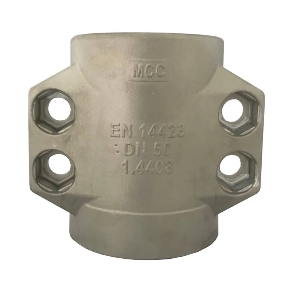 Dampfarmatur Edelstahl Klemmschale