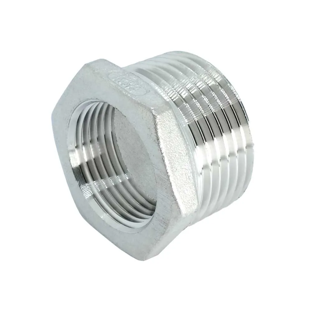 Reduzierstück Nr. 241 mit Innen- und Außengewinde, Edelstahl