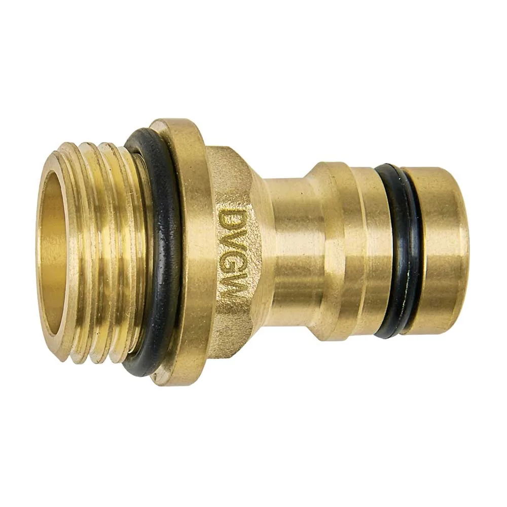 GEKA plus Trinkwasser Stecksystem Gerätestecker mit Außengewinde und Bund