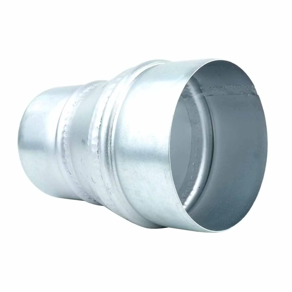 Schlauchreduzierung, Blech verzinkt