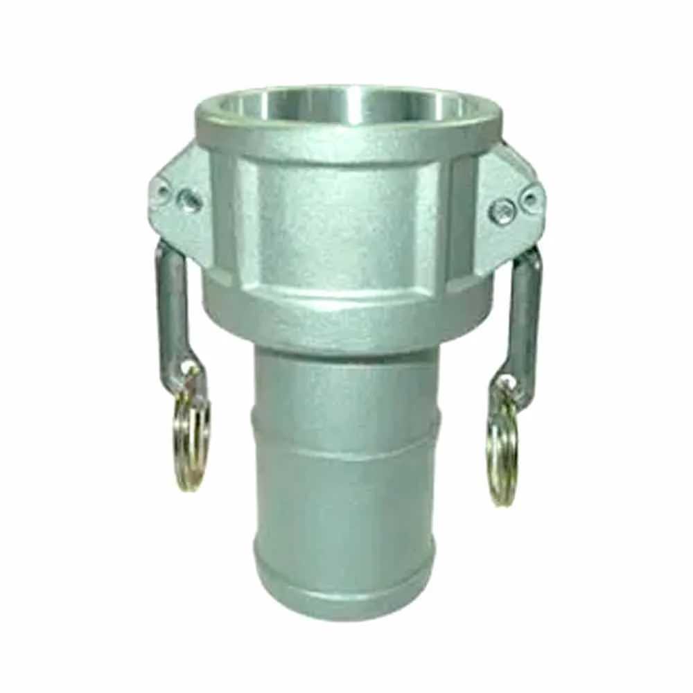 Kamlock Kupplung Typ C Mutterteil mit Schlauchtülle, Aluminium
