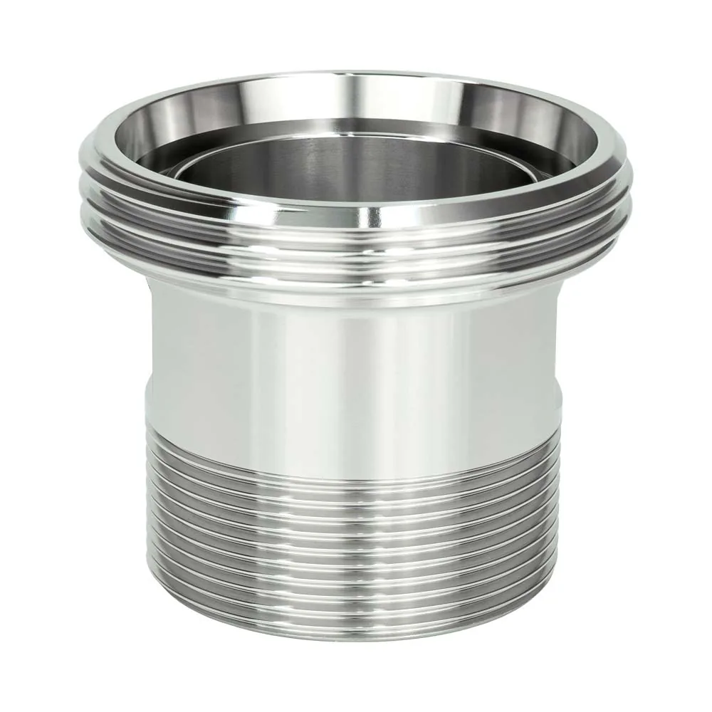 Milchrohrverschraubung Adapter Außengewinde auf BSPP Außengewinde