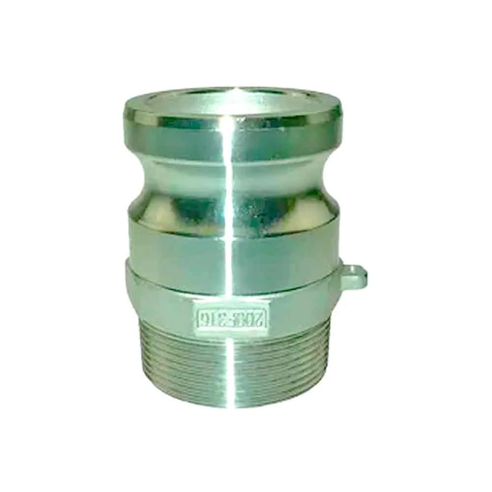 Kamlock Kupplung Typ F Vaterteil mit Außengewinde, Edelstahl