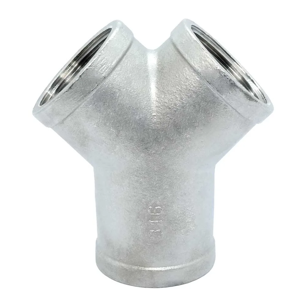 Y-Stück Nr. 220 mit Innengewinde, Edelstahl