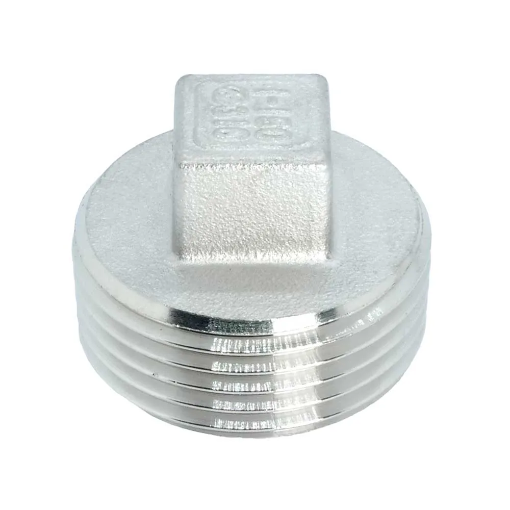 Vierkantstopfen Nr. 291 mit Außengewinde, Edelstahl