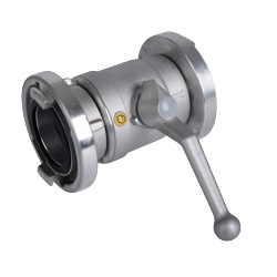 Storz Kugelhahn Schlauchabsperrung, Aluminium