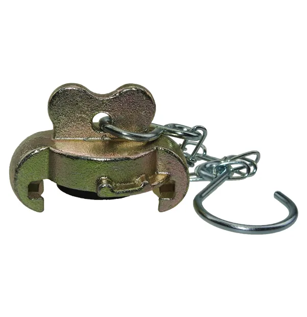 Pressluftkupplung Verschlusskappe mit Kette DIN 3489