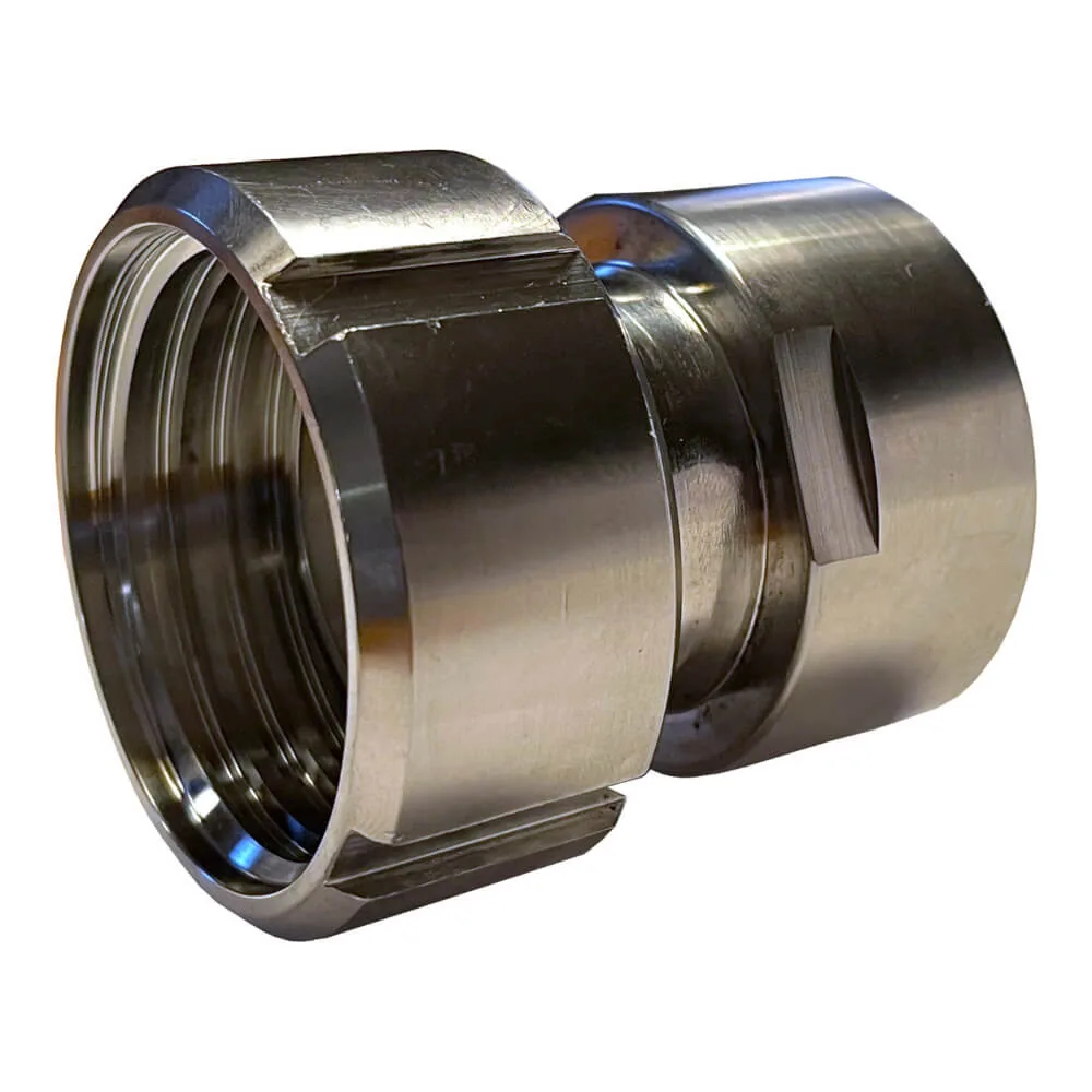 IBC Innengewinde Adapter auf BSPP Innengewinde, Edelstahl