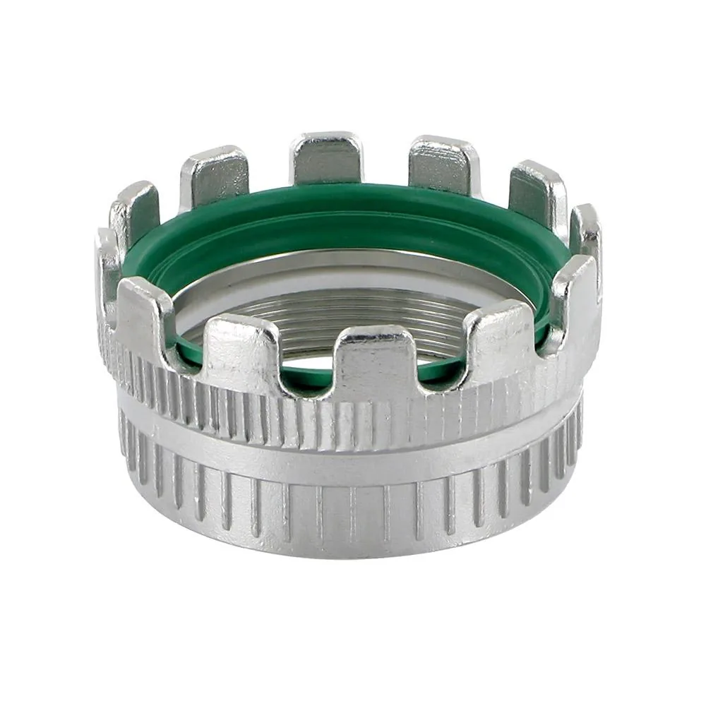 Tankwagenkupplung Typ MK Kronenring mit Innengewinde, Edelstahl