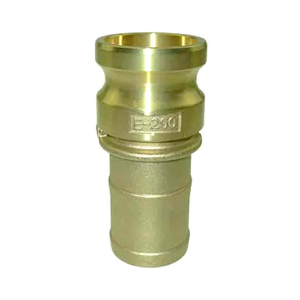 Kamlock Kupplung Typ E Vaterteil mit Schlauchtülle, Messing