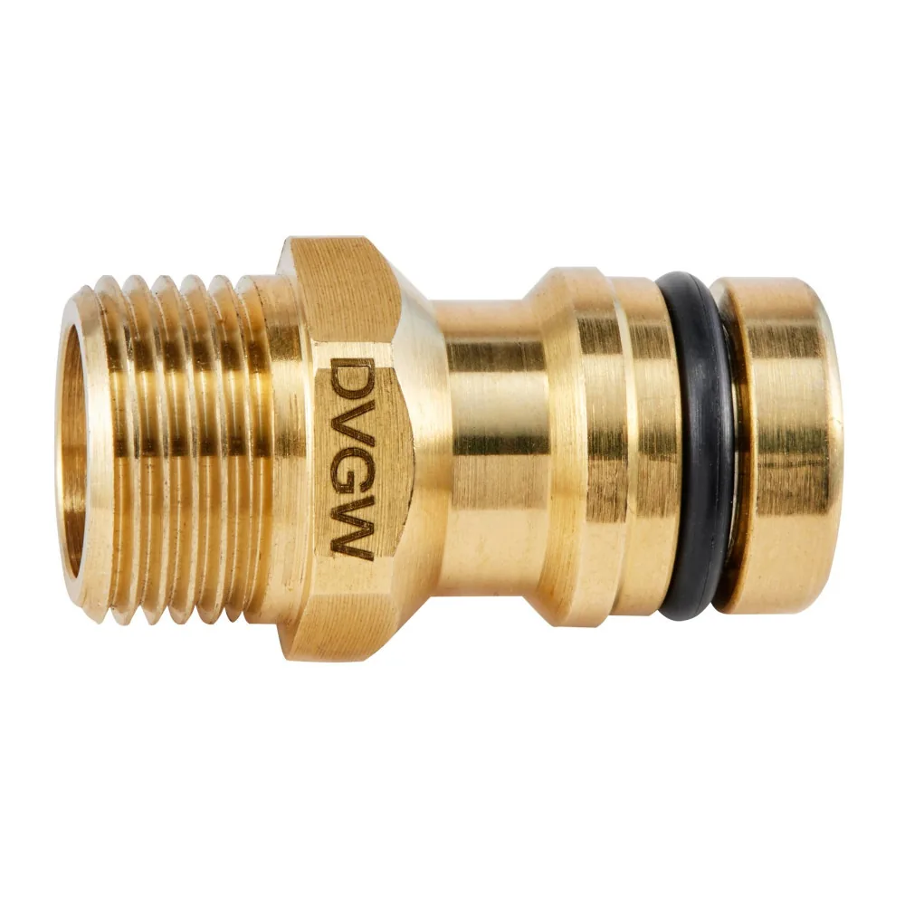 GEKA plus Trinkwasser Stecksystem Gerätestecker mit Außengewinde