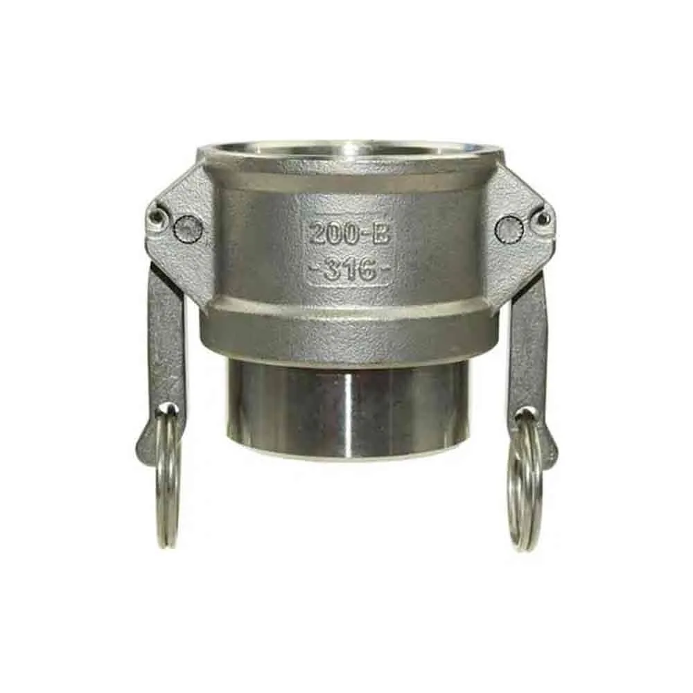 Kamlock Kupplung Typ DW Mutterteil mit Anschweißende, Edelstahl