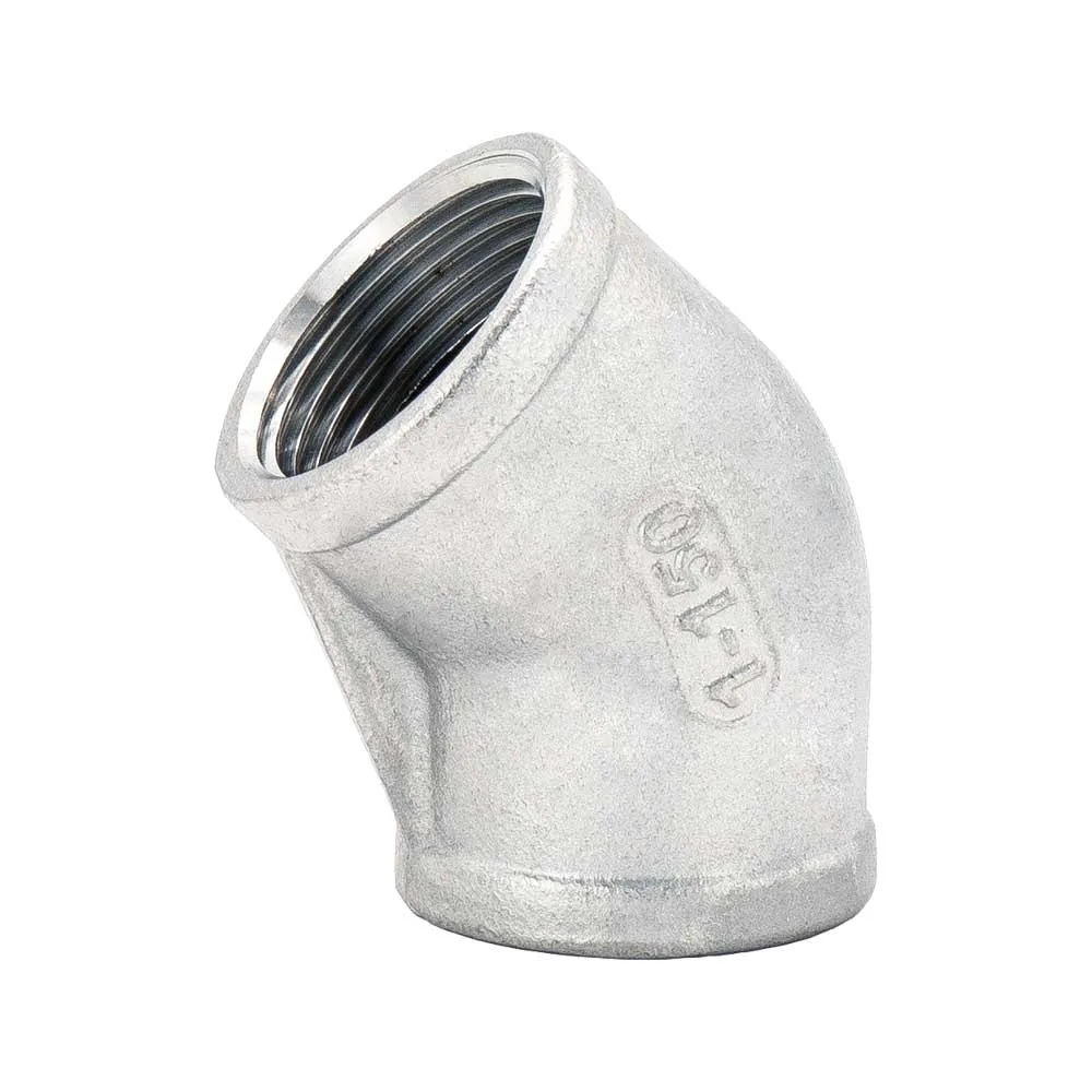 Winkel 45° Nr. 120 mit Innengewinde, Edelstahl