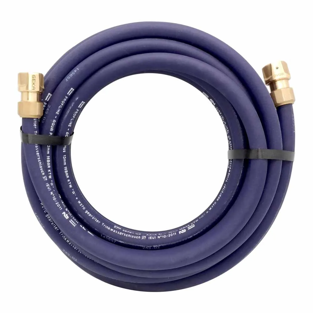 Trinkwasserschlauch PROFILINE AQUA PLUS mit GEKA plus Trinkwasser Stecksystem mit Wasserstopp