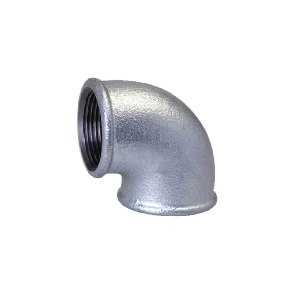 Winkel 90° Nr. 90 A1 mit Innengewinde, Temperguss verzinkt