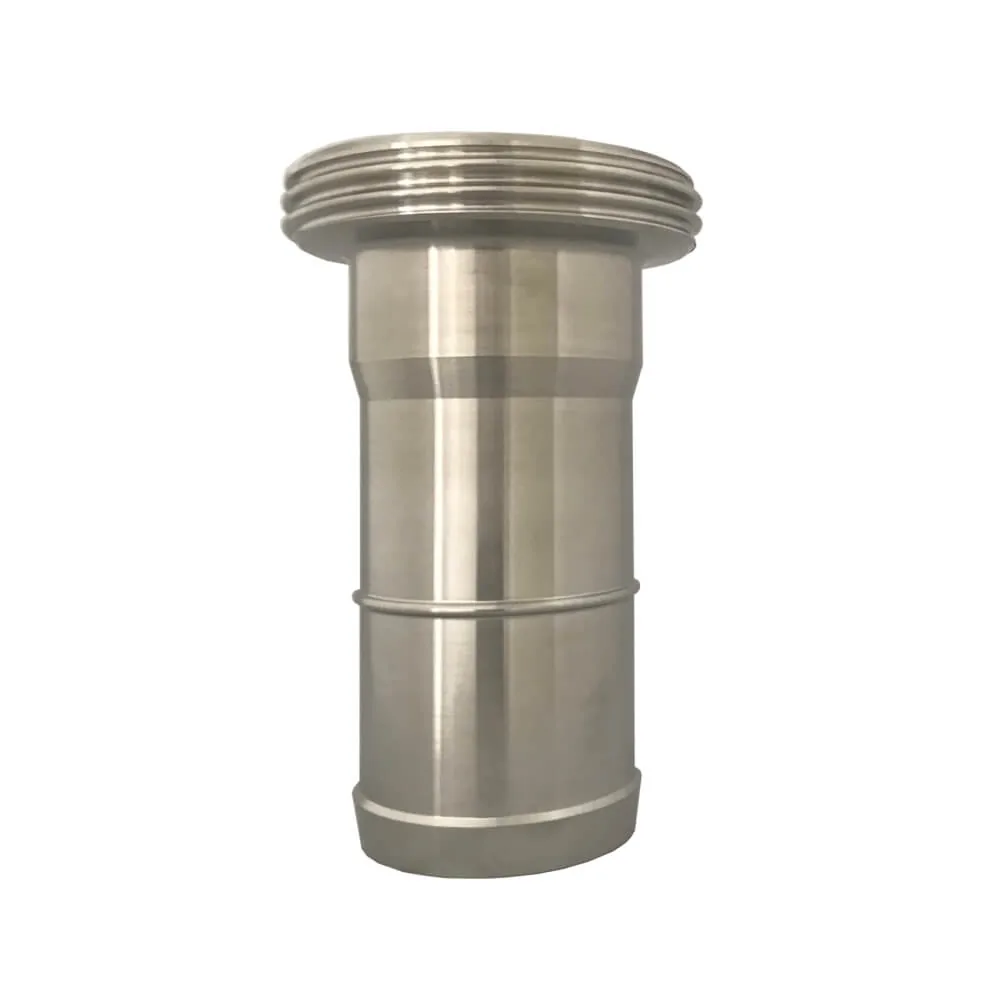 Milchrohrverschraubung Gewindestutzen für Schelleneinband