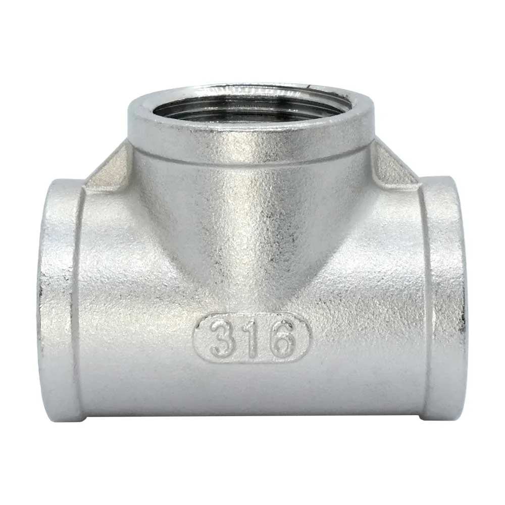 T-Stück Nr. 130 mit Innengewinde, Edelstahl