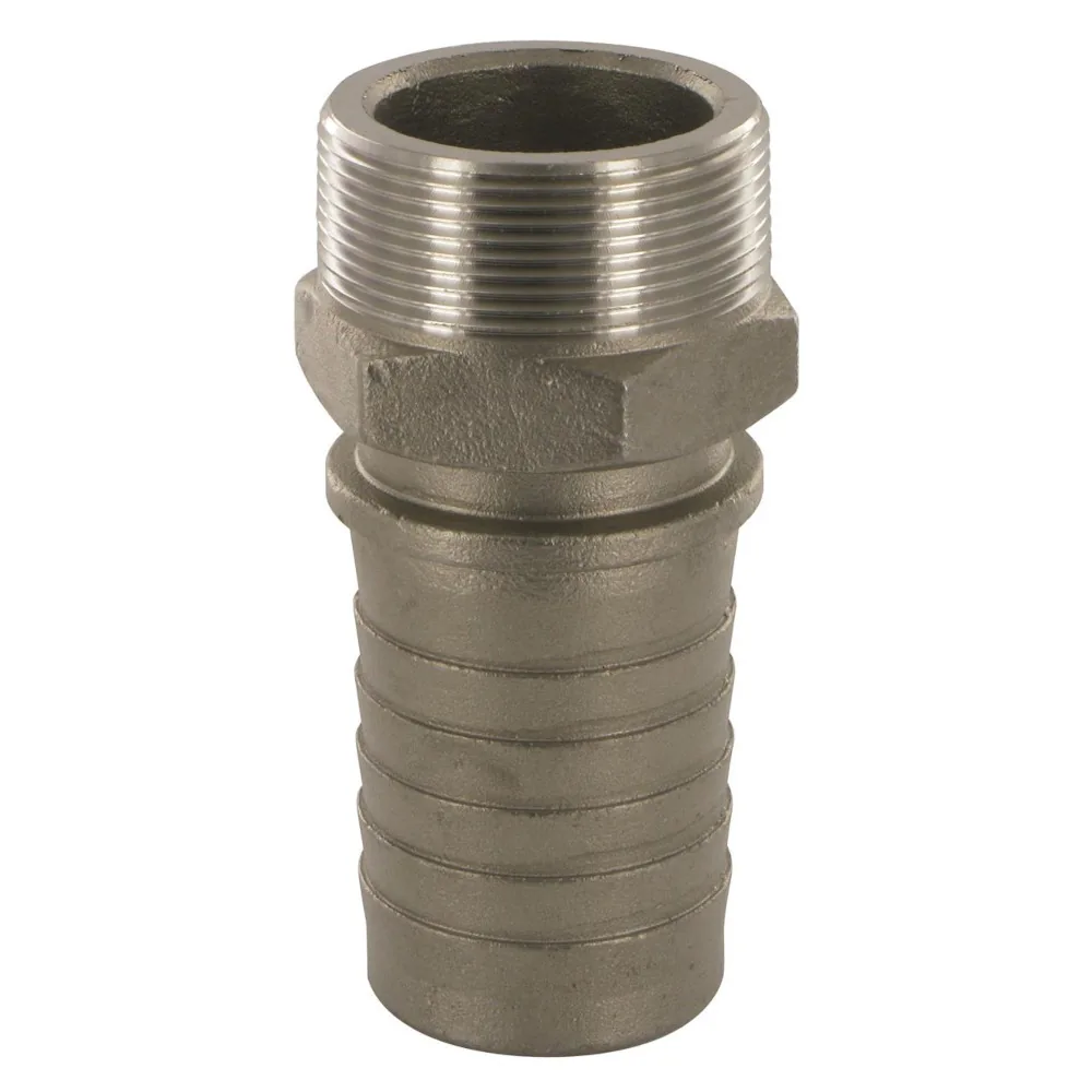 Dampfarmatur mit Außengewinde, Edelstahl