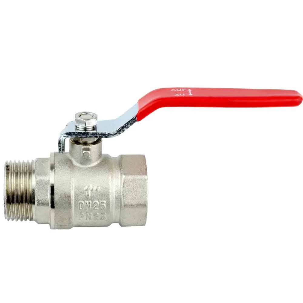 Kugelhahn mit Innen- und Außengewinde, Messing