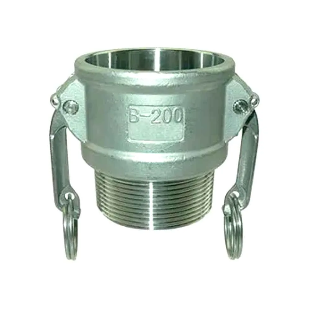 Kamlock Kupplung Typ B Mutterteil mit Außengewinde, Aluminium