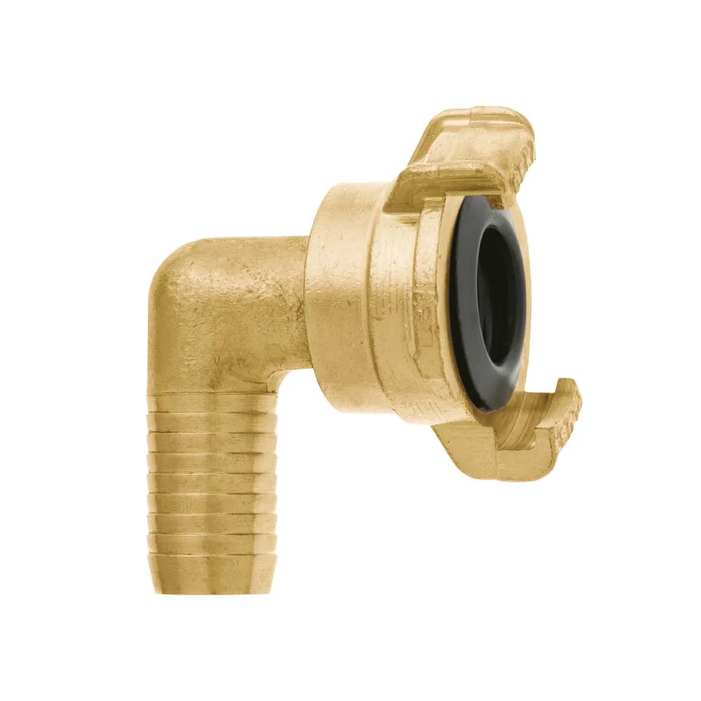 GEKA plus Kupplung Winkelstück mit Schlauchtülle 360° drehbar