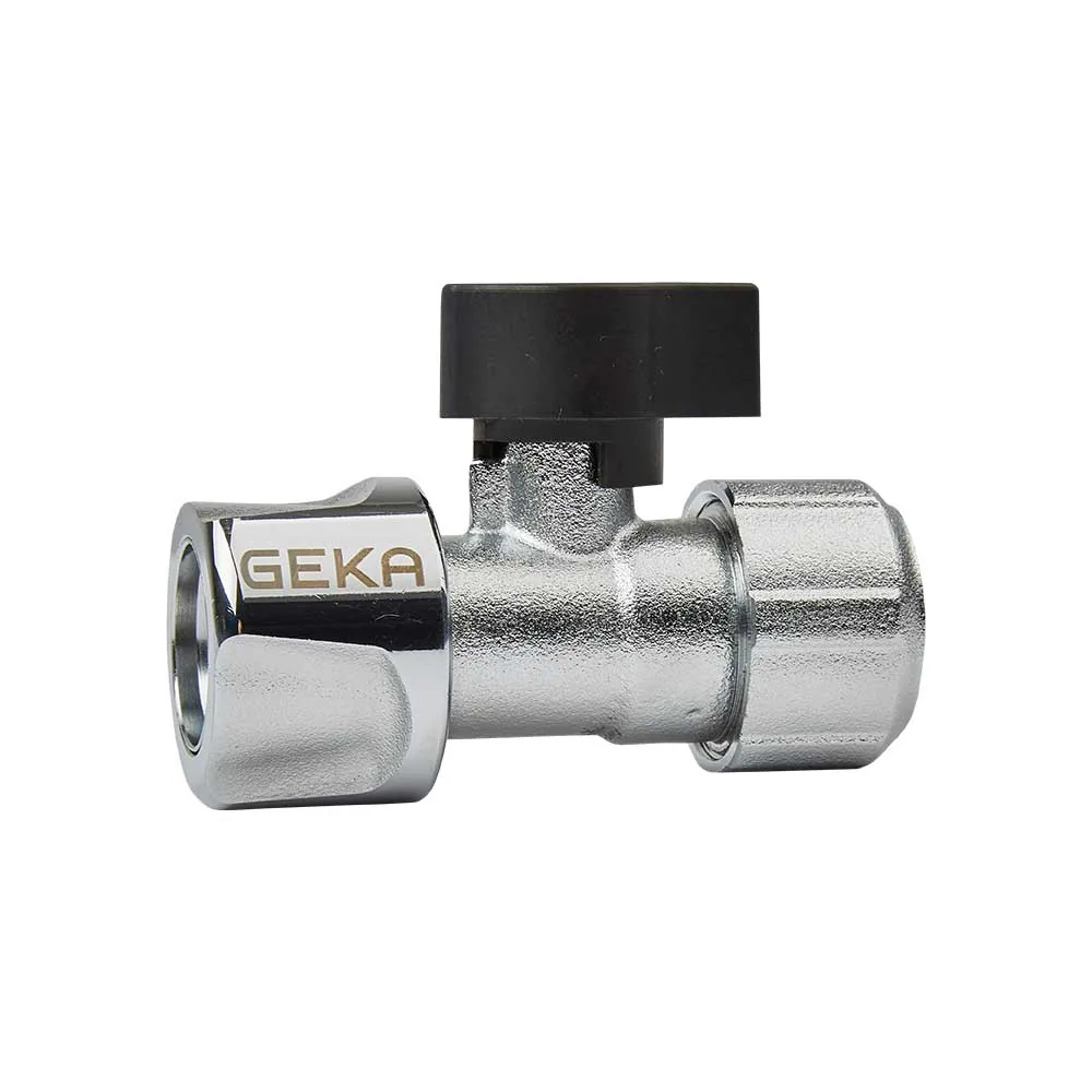 GEKA plus Stecksystem Schlauchstück mit Kugelhahn