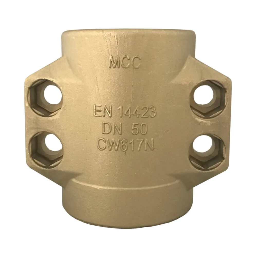 Dampfarmatur Messing Klemmschale