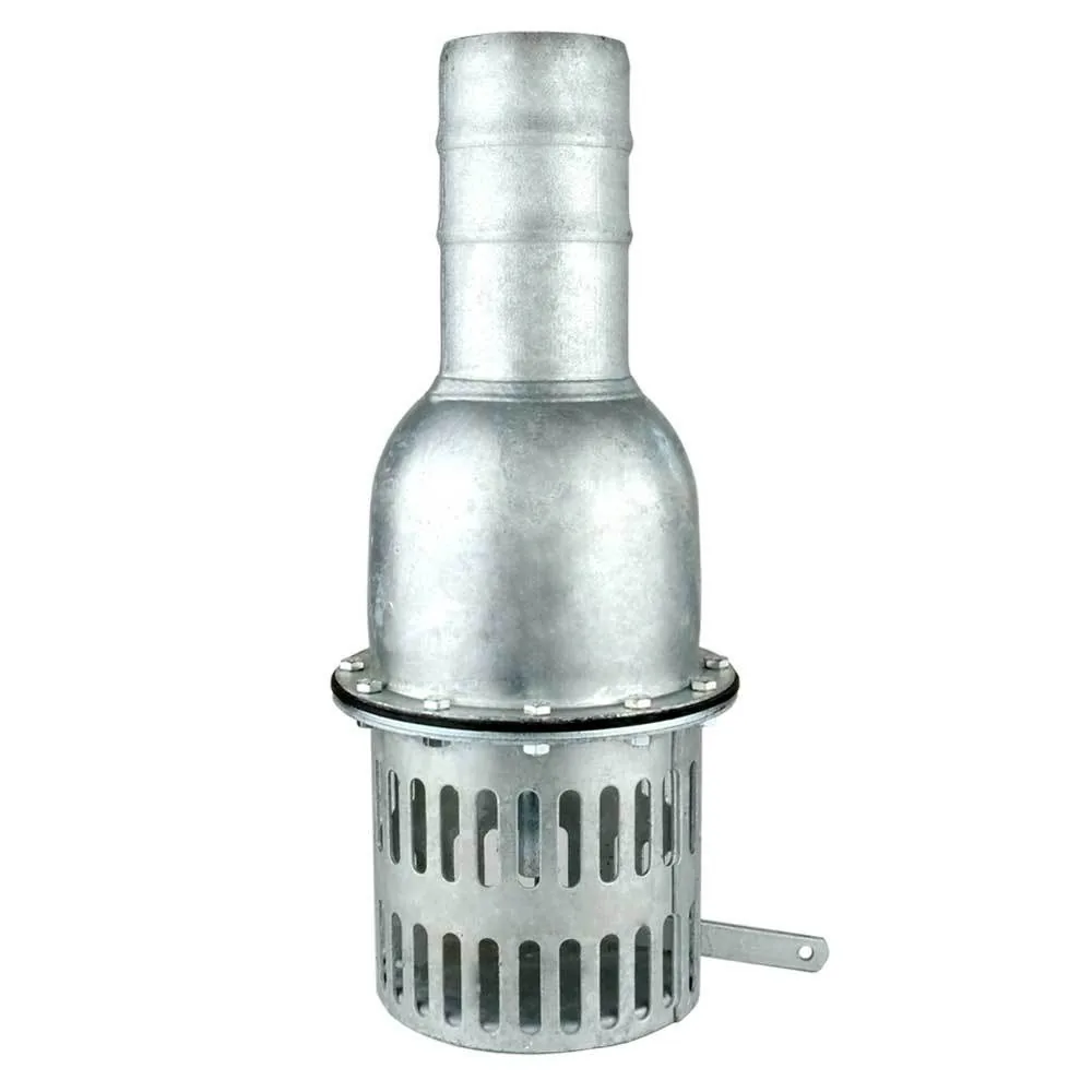 Saugkorb mit Rückschlagventil und Schlauchtülle