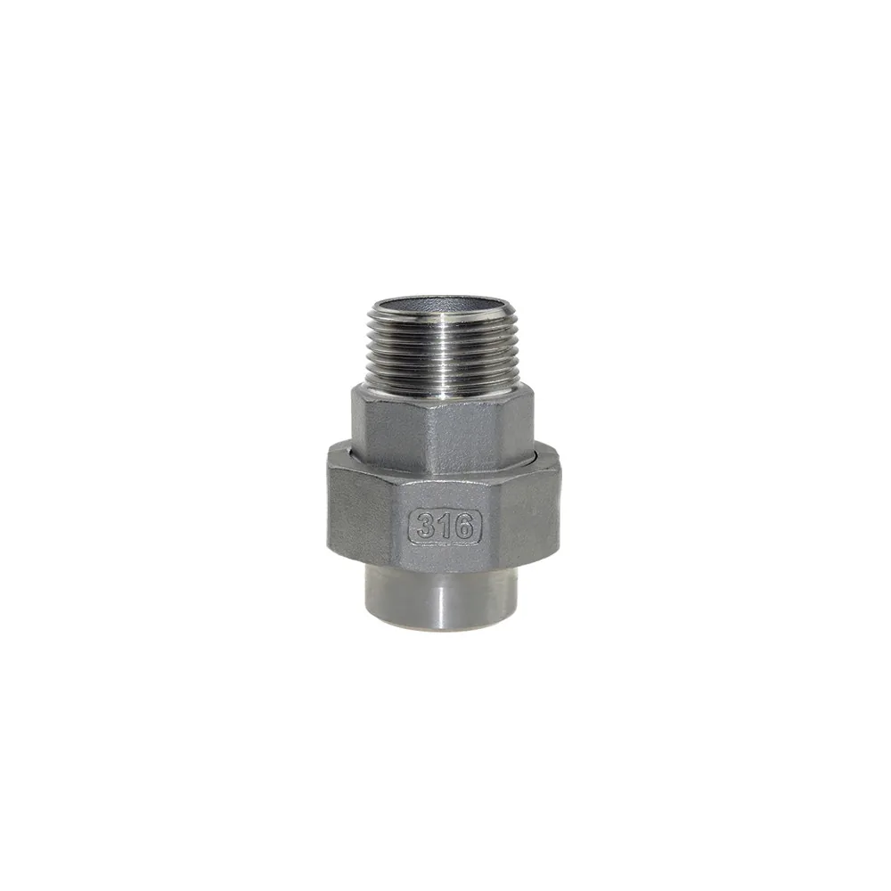 Verschraubung Nr. 318 mit Anschweißende und Außengewinde konisch, Edelstahl