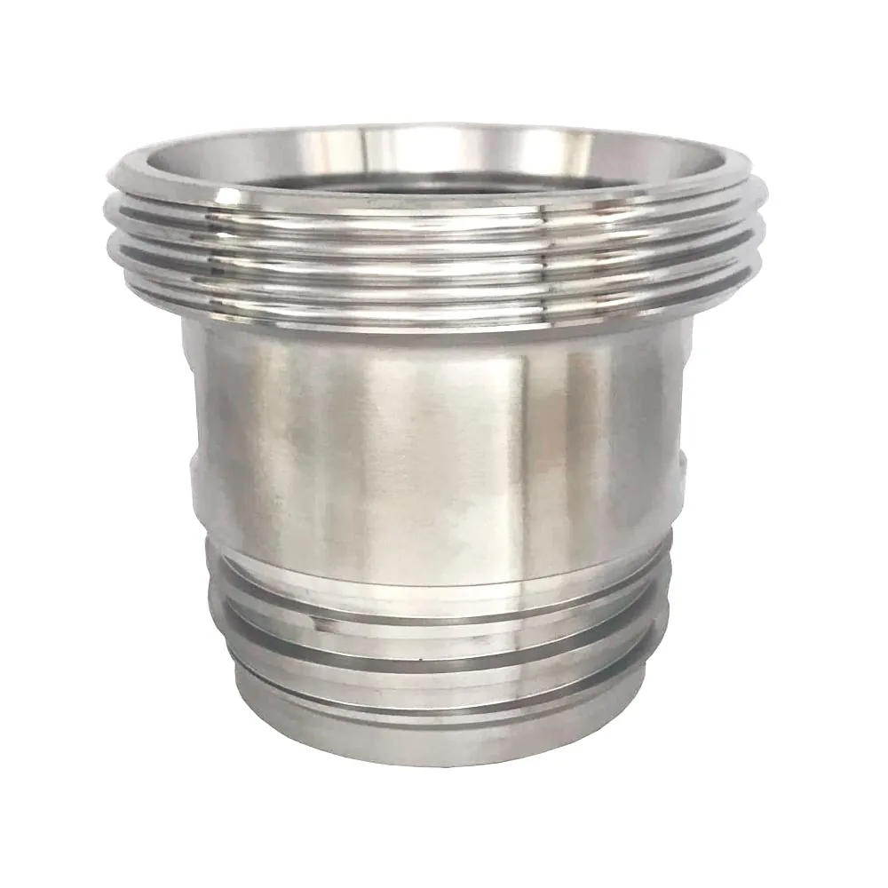 IBC Außengewinde Adapter auf Milchrohr Außengewinde, Edelstahl