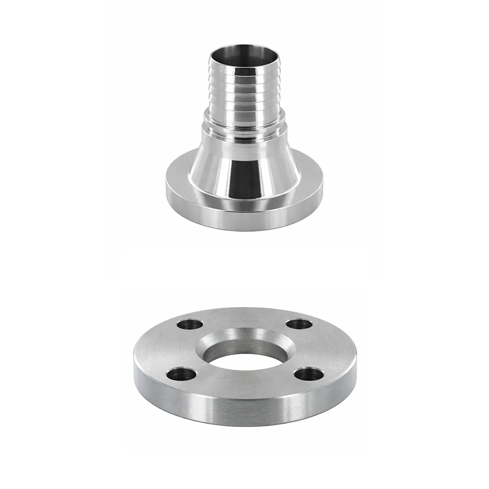 Losflansch mit gerilltem Flanschstutzen, Stahl verzinkt