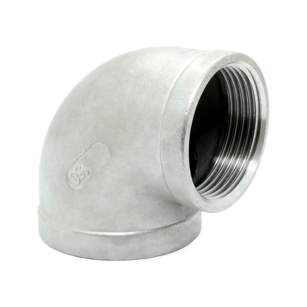 Winkel 90° reduziert Nr. 90 mit Innengewinde, Edelstahl