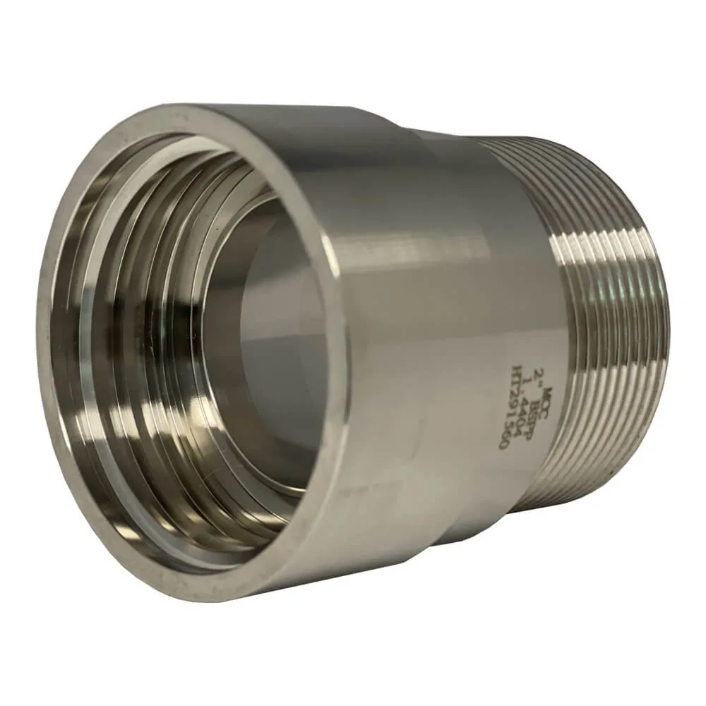 IBC Innengewinde Adapter auf BSPP Außengewinde, Edelstahl